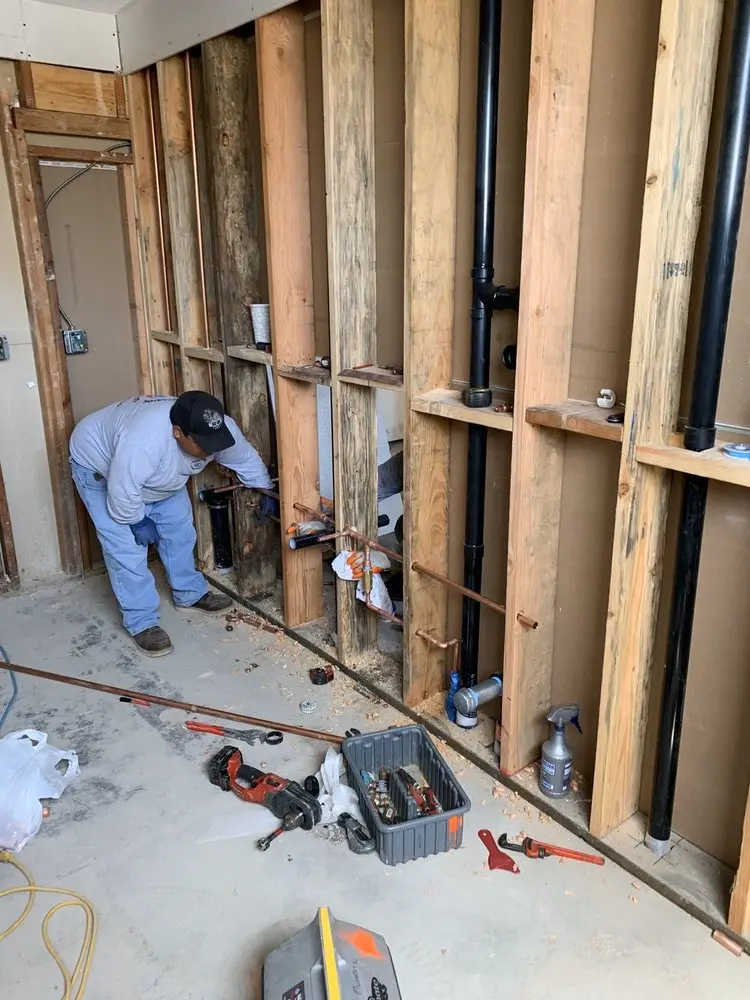 Commercial rough-in plumbing for Gas Line Repair in Lincolnwood